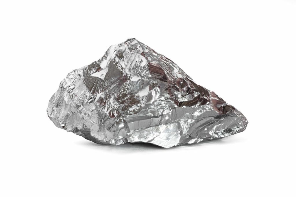 nickel ore on a white background